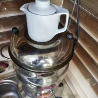 سماور برقی تمام استیل 16 لیتری