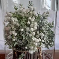 گل وگلدان مصنوعی با باکس شیشه ای .ورق بزنید|گل مصنوعی|تهران, مجیدیه|دیوار