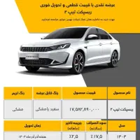 فروش فوری ریسپکت ۲ بهمن موتور در نمایندگی توکلی