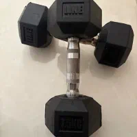 یک‌جفت دمبل ۶ظلعی نو ۷/۵