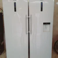 یخچال دوقلو سینجردرحدجهیزیه یخساز اتومات شهری|یخچال و فریزر|خاوران, |دیوار