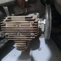 متور دو سیلندر پیستون بزرگ پمپ باد ۵۰۰ لیتری