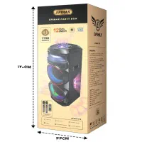 اسپیکر بلوتوثی EPIMAX-778 2*12 inch|پخش‌کننده همراه|مراغه, |دیوار