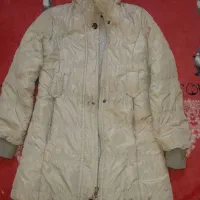 کاپشن کرمی قد ۶۵ آستین ۵۰