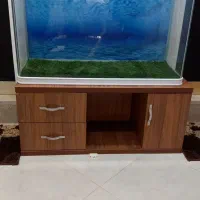 ۲عدد آکواریوم ۱متری شرکتی با کلیه لوازم