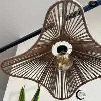 لوستر مکرومه|لوستر و چراغ آویز|قم, چهل درخت|دیوار