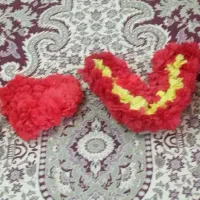 2 عدد گل تزیین ماشین عروس|گل مصنوعی|آبدانان, |دیوار