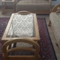 مبل چوبی نراد پارچه ترک|مبلمان خانگی و میز عسلی|رودسر, |دیوار