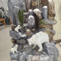 آبنما بسیار زیبا و نو و سالم قیمت سه پانصد|مجسمه، تندیس، ماکت|سبزوار, جنت|دیوار