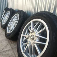 رینگ و لاستیک خرچنگی نو سایز 15