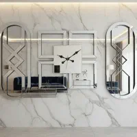 ست ساعت و آینه لوکس