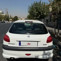 پژو ۲۰۶ سفید تیپ ۶|خودرو سواری و وانت|تهران, مهران (سیدخندان)|دیوار