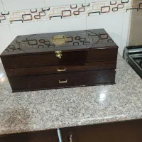 کنسول قاشق چنگال یا باکس چوبی|بوفه، ویترین، کنسول|شیراز, فخرآباد (دروازه کازرون)|دیوار