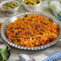 استانبولی پلو با سالاد شیرازی غذای روز پدیده