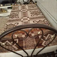 تخت فلزی فرفوژه یک نفره