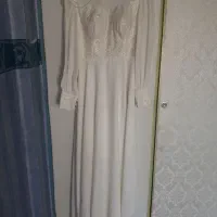 پیراهن مجلسی سفید محضری
