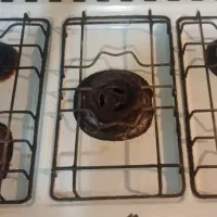 اجاق گاز طرح فر سفید رنگ