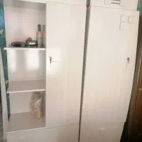 کمد دوتکه لباسی و ویترین