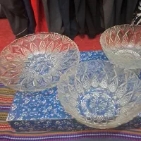 سرویس کریستال آناناسی ۶ نفره اصل فرانسه