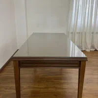 میز ناهار خوری ۸ نفره چوبی (راش)بدون صندلی|میز و صندلی غذاخوری|پردیس, فاز ۸|دیوار