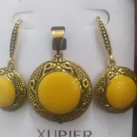 نیم ست طلا روس رنگ ثابت