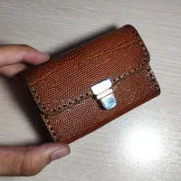 جاکارتی چرم طبیعی آکاردیونی