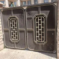 درب ورودی پارکینگ سنگین  بدونه کوچکترین ایراد