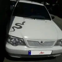 پراید ۱۱۱ مدل ۹۵ سفید رنگ