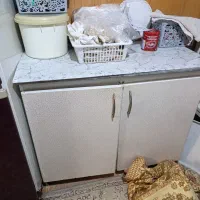 کابینت دو در رویه سنگ مرمر