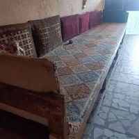 ۲ تا تخت۶ متری قهوه خانه ای ،.منقل ،بخاری ،گاز