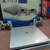 ps4 slim 500G Silver|کنسول، بازی ویدئویی و آنلاین|شاهین‌شهر, گرگاب|دیوار