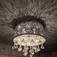 2عدد لوستر کریستالی شیک