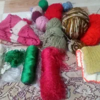 نخ ابریشم وچند کاموا همه باهم 1100 میلیون