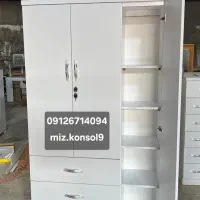 کمد سه درب کمد دو درب میز آرایش دراور ملامینه