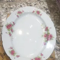 بشقاب گل سرخی مسعود اصل قیمت عالی|ظروف سرو و پذیرایی|یزد, |دیوار
