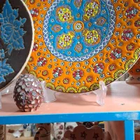 دیوارکوب سفالی میناکاری|صنایع دستی و سایر لوازم تزئینی|تهران, نظام‌آباد|دیوار
