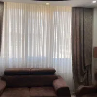 پرده سه در سه بسیار تمیز یکماه خریداری شده|پرده، رانر، رومیزی|کرج, گوهردشت|دیوار