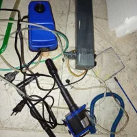 آکواریوم با  کلیه ی لوازم