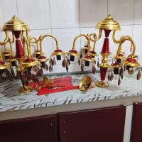 2عدد لوستر درحدنو به شرط سالمی بزرگه.کوچیکه|لوستر و چراغ آویز|خرم‌آباد, |دیوار