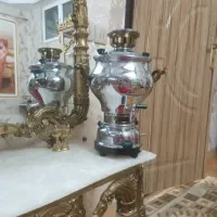 سماور قدیمی نو آکبند ماله ۲۰ سال پیش برنزی|سماور، چای‌ساز، قهوه‌ساز|بیجار, |دیوار