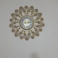 ساعت برزنزی طرح گل رز