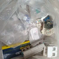 فیس پلیت پریز شبکه روکار کیستون و نمره سیم حلقه ای|مودم و تجهیزات شبکه|تهران, شوش|دیوار