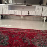 ست میزتلویزیون و آینه کنسول سفید