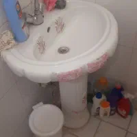 روشویی بزرگ طرح گل
