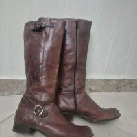 چکمه . بوت چرم سایز ۴۰