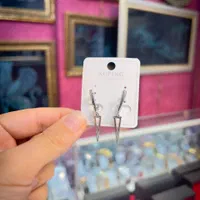 گوشواره ژوپینگ/استیل رنگ ثابت|بدلیجات|نیشابور, دارایی|دیوار