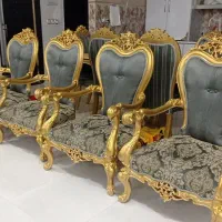 مبل سلطنتی9نفره همراه با نهار خوری6نفره|مبلمان خانگی و میز عسلی|مشهد, مقدم|دیوار
