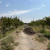 باغچه ۲۱۰۰ متر حصارمهتر دو کله با مجوز گلخانه|فروش زمین و ملک کلنگی|رباطکریم, حصار مهتر|دیوار