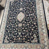 یک فرش ۹متری و یک ۶ متری ۱۲۰۰ شانه سرمه ای نو|فرش|تهران, بریانک|دیوار