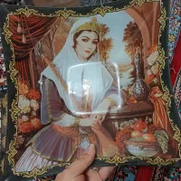 کاسه و بشقاب بزرگ میوه خوری طرح لیلی|ظروف سرو و پذیرایی|اصفهان, بوستان آینه خانه|دیوار